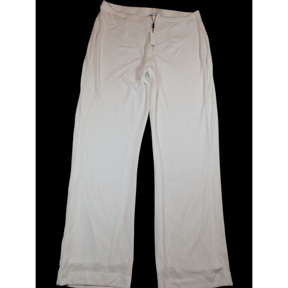 Chico's Travelers NWT No Tummy Pant White Stretch Classy Womens 2R (Size 12) - Picture 1 of 7